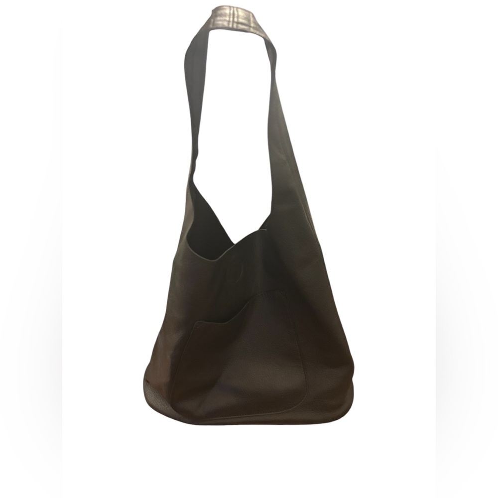 Unbranded black hobo style purse Preloved excellent conditon